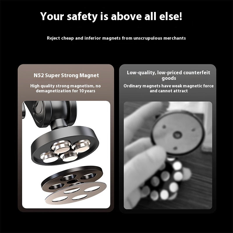 Aluminum Alloy Double Magnetic Gym Spinning Treadmill Lazy Phone Holder