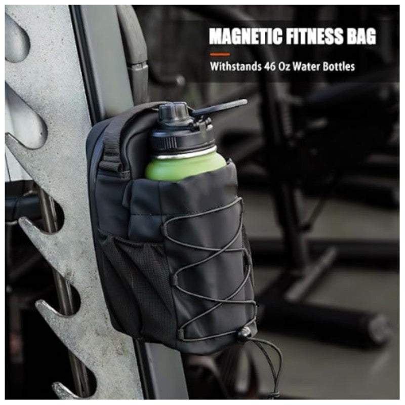 Magnetic Gym Bottle Holder Bag – No Floor, No Spills, No Distractions