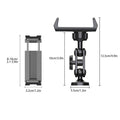 Aluminum Alloy Double Magnetic Gym Spinning Treadmill Lazy Phone Holder